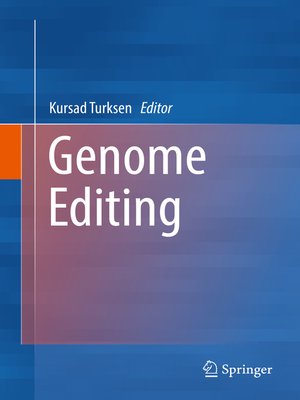 cover image of Genome Editing